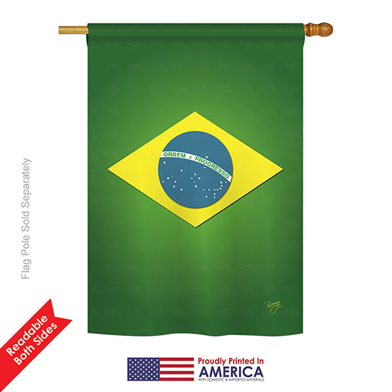 Double Sided Polyester House Flag, 18.5" H x 13" W