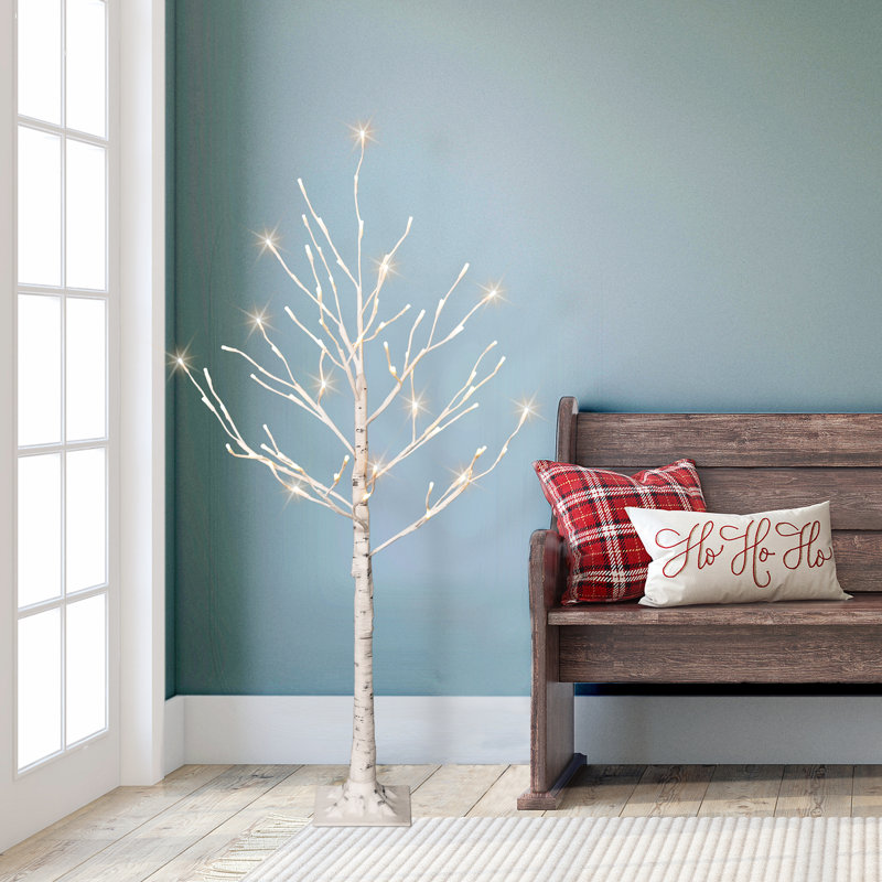 Gibelly Lighted Artificial Christmas Tree, 4'
