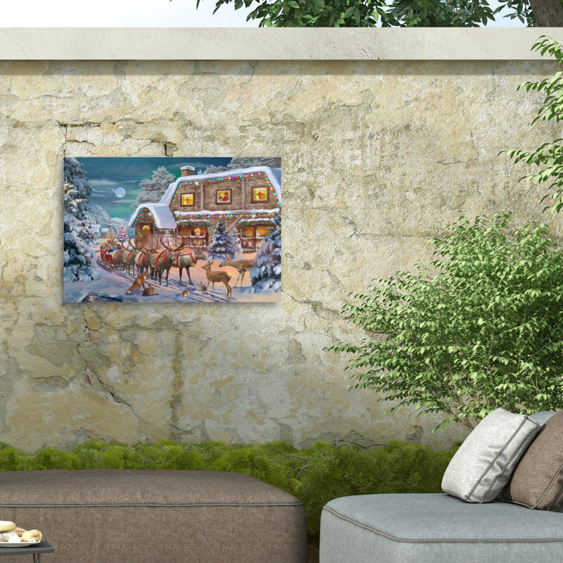 GL Studio Christmas Magic Outdoor  Canvas, 30" H x 47" W