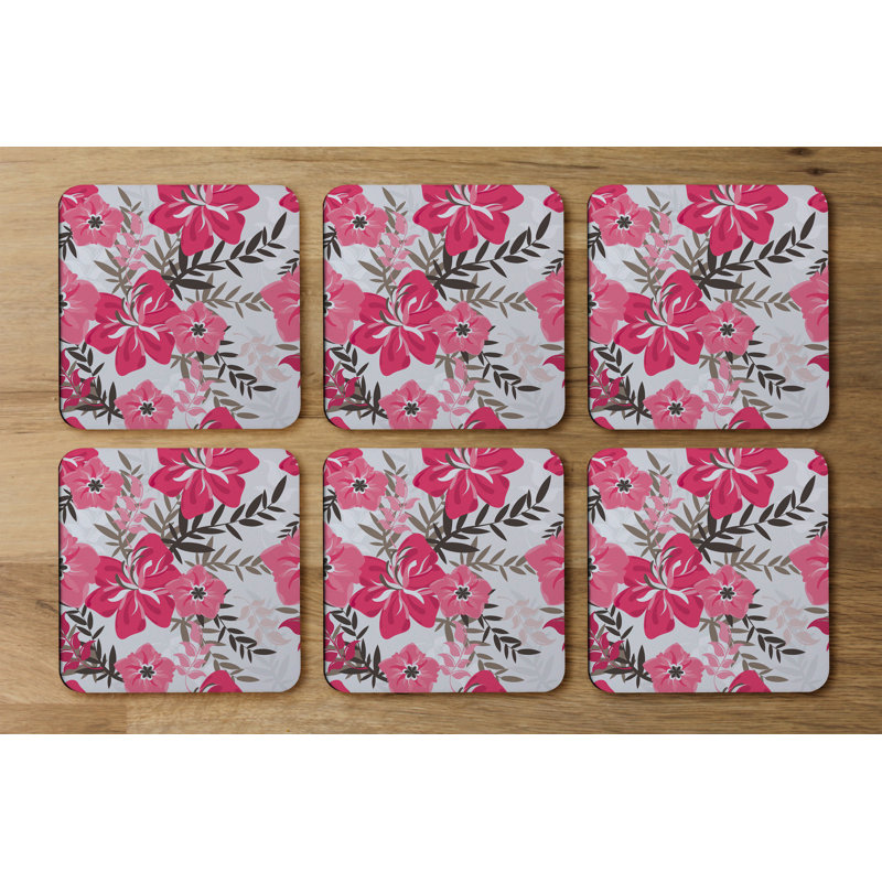 Glass Coaster Set