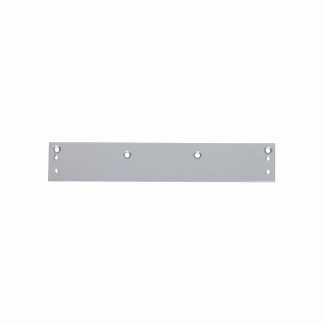 Pull Side Top Jamb Drop Plate, Aluminum, 0.5" H x 5.8" W x 5" D
