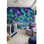 Décoration murale amovible Aurora Borealis, ciel étoilé, animaux arctiques-1339484597-1339484607
