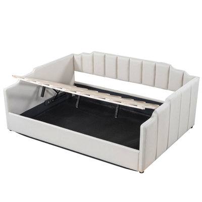Upholstered Daybed With Underneath Storage