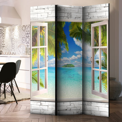 Chiraca Solid Wood Folding Room Divider