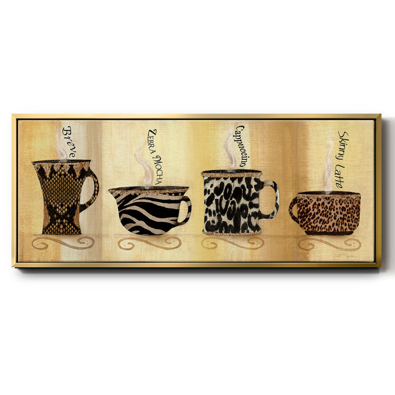 Café Exotica II - toile encadrée, H 20 po x l 50 po