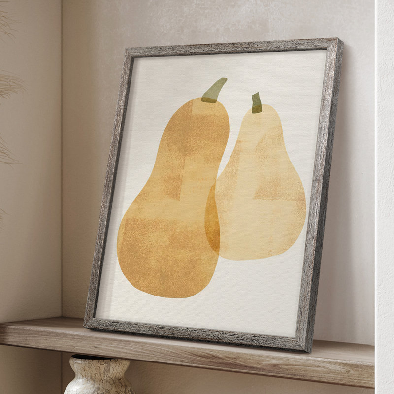 Reproduction encadrée Organic Veg VI - bois massif, H 21 po x l 17 po