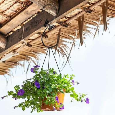 Wrought Iron Hook Hummingbird Feeding Hook Flower Pot Hook