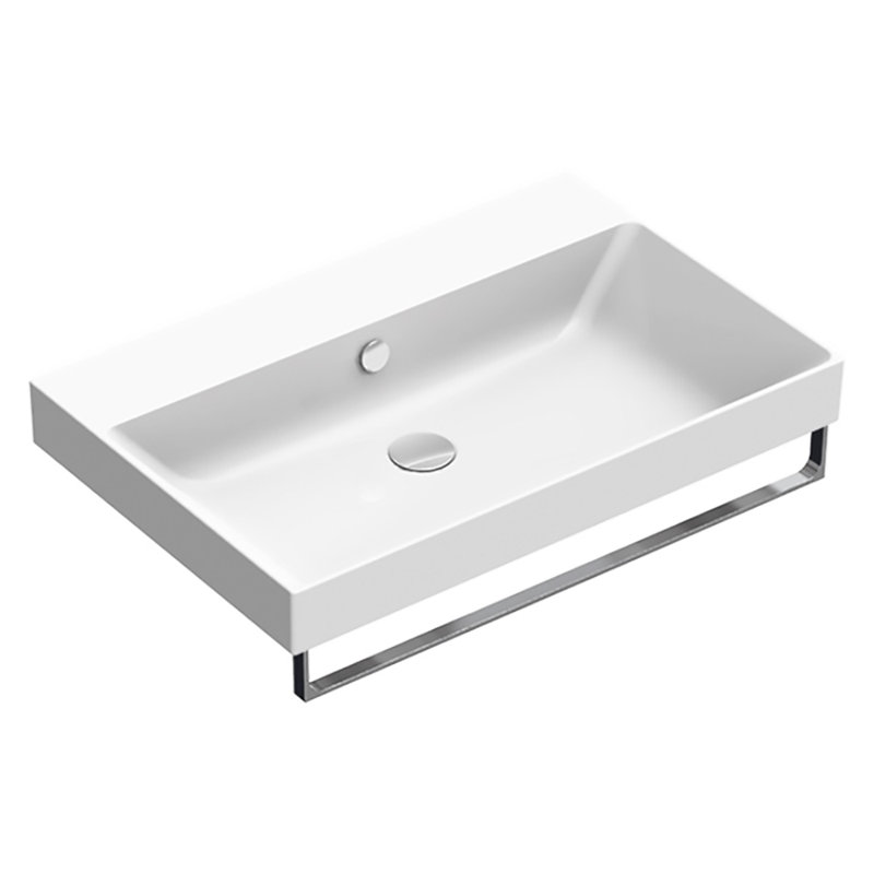 Zero 75 29.53'' L Bathroom Sink, White