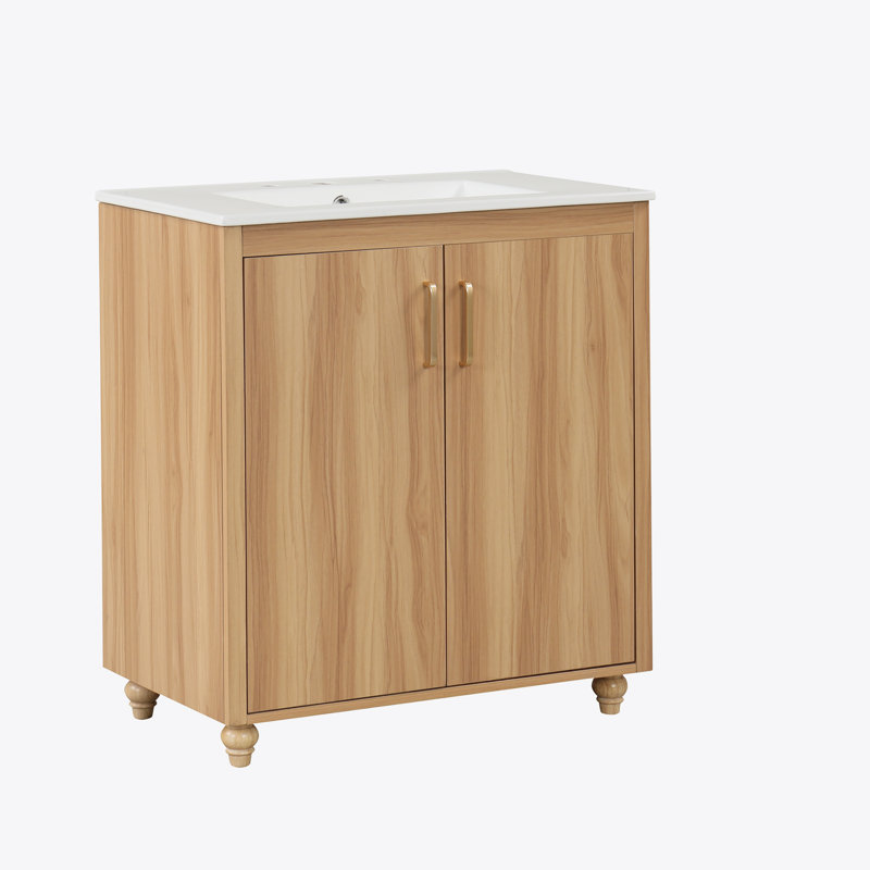 Meuble-lavabo multifonctionnel 30 po avec lavabo 30 po