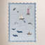 Tapis bleu mer en laine touffeté à la main Momeni 8 pi 10 po x 11 pi 10 po-121099172
