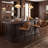 Modern Faux Leather Swivel Bar Stool-1051677308