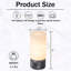 Lampe de table moderne moderne rechargeable en albâtre avec DEL intégrée-2009492521
