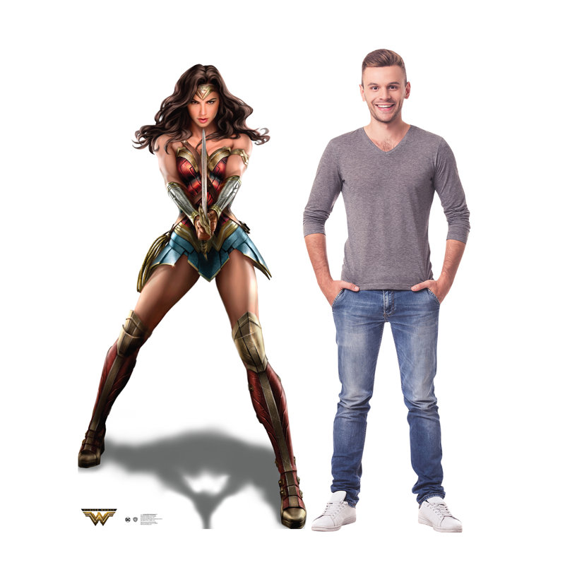 70 in. Superheroes & Villains Cardboard Standup