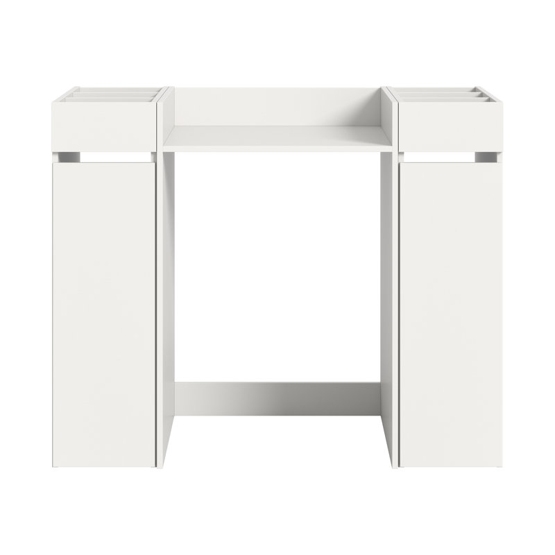 Anduena 124cm W x 101cm H x 60cm D Under Sink Cabinet