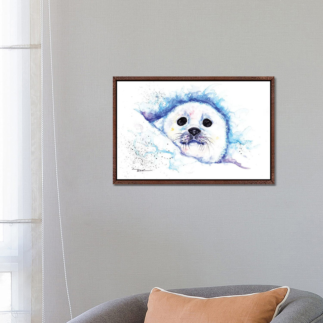 Pup - Floater Frame Gallery-Wrapped Canvas Giclée on Canvas