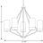 Jaydiel 5 - Light Dimmable Geometric Chandelier-1319922597