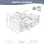 Canapé modulaire 6 pièces rembourré-106803942