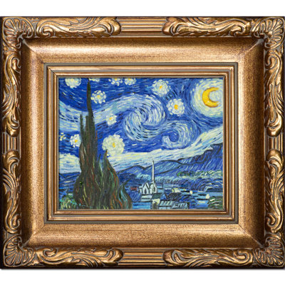 Peinture sur toile, "starry night" par vincent van gogh-picture
