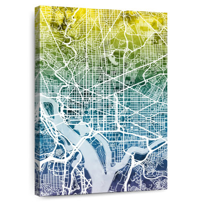 Aliaz, Washington DC - carte de rue IV