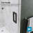 KW03 62 - 66 In. W X 76 In. H Single Sliding Frameless Shower Door With 3/8 In. Clear Glass-101548253