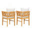 Ensemble de chaises de coin Farmhouse
