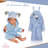 Plush Baby Ankle Bathrobe with Hood-86047744-86477751