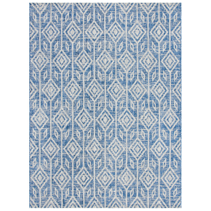 Colwart Performance Ikat Indoor/Outdoor Area Rug, Rectangle 2'7" X 5'