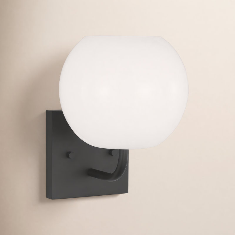 Jorund Dimmable Vanity Light, Midnight Black, No