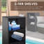 Porte-serviettes de piscine Outsunny Valet-116113074
