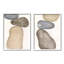 «Contemporary Contemporary Oblong Shapes Arrangement», ensemble de 2 estampes numériques par Laura Marr-700119128-700119130