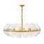 Lustre cylindrique convertible à six lumières Lillia