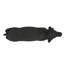 Banc d'extérieur MGO DOG Bench, noir mat + noir, aucun assemblage requis