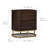 Seneca Modern Solid Wood 2-Drawer Nightstand with Elevated Metal Base and Smooth-Glide Storage-2127679142