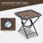 Outsunny Zero Gravity Chair Set With Side Table, Grey, Patio Set, Patio Seating Set, Conversation Set-1683679597