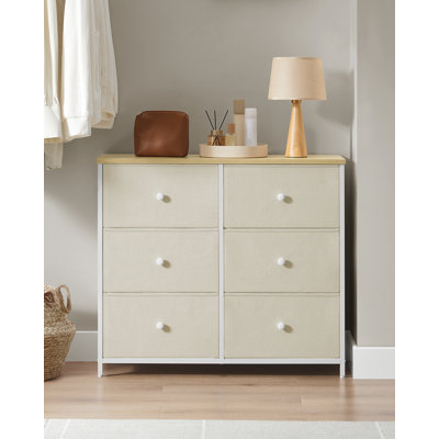 Bartholmey 80 cm W Chest of 6 Drawers