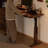 55.12"Black Walnut Wood Smart Electric Height-Adjustable Desk-1177073601