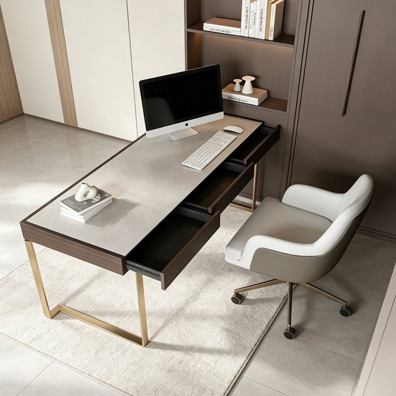 Bureau d'étude moderne, 29.53" H x 62.99" W x 23.62" D