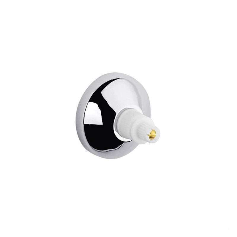 Escutcheon with Hold Down Volume Control, Polished Brass