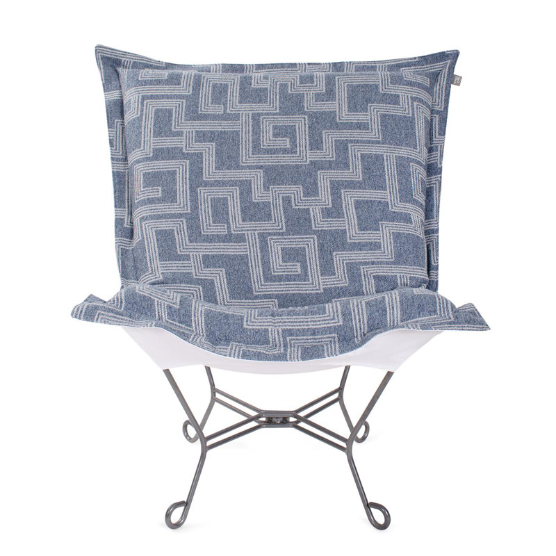 Chaise Syros Saugeries, Polypropylène bleu / oléfine