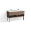 Modo 60" W Freestanding Double Bathroom Vanity with Dawson Leg-824200136-824200159-856488670
