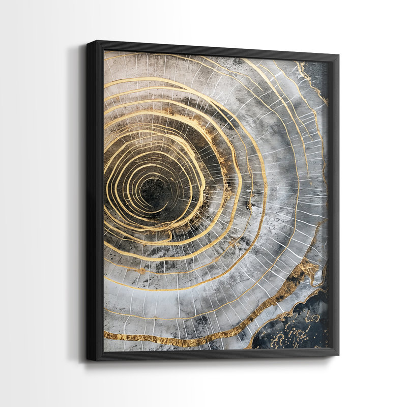 ABSTRACT Series CCLxxi - Impression encadrée de qualité supérieure - Prêt à être accroché - Aucun clou requis