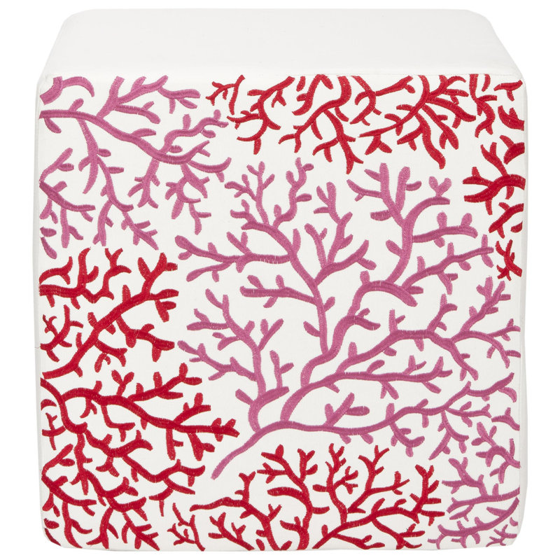 Repose-pieds Townson, Pink / Red Branches