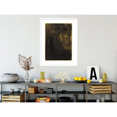 Apparition par Odilon Redon - Impression Giclée sur cadre