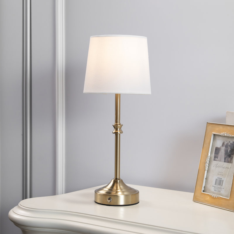Demetrish Cordless LED Table Lamp with Dimmer, Built-in Rechargeable Battery, 3-Level Brightness, Patio Table Lamp, Bedside Night Lamp, Ambient Light for Restaurant