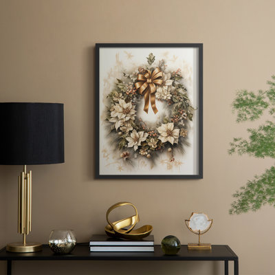 Christmas Holiday Art DLXXXVIII Framed Print - Solid Wood