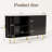 55 Inch Sideboard Buffet Cabinet - Tambour Sliding Doors& Adjustable Shelf-1909051541-1908835614