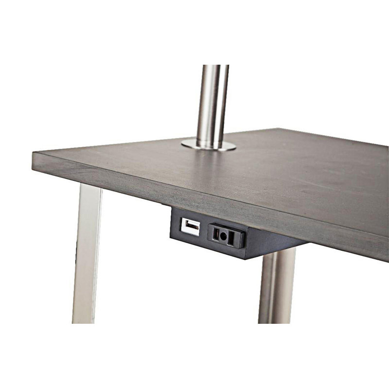 Lampe de table d'appoint pratique avec charge et port USB