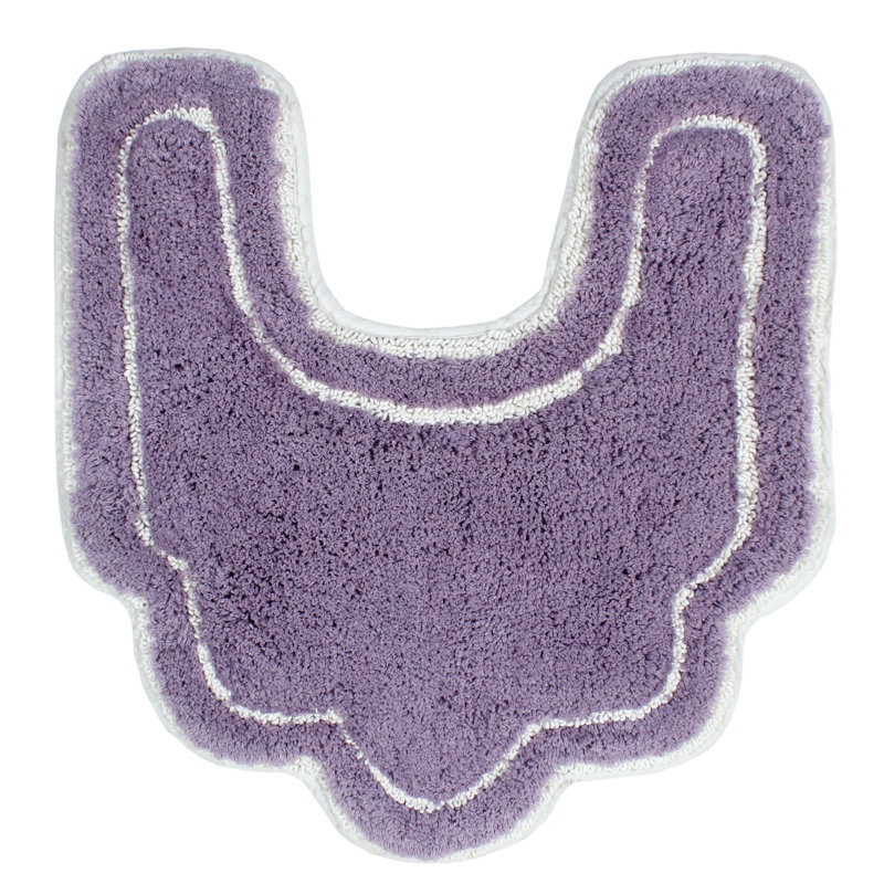 Tapis pour salle de bain Dobrinka, Mauve, 20 po x 20 po (contour)