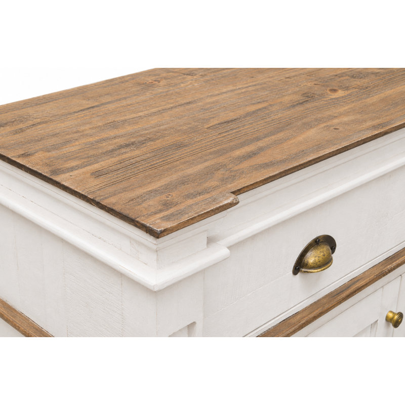 Buffet et huche en bois massif de style rustique-rustique moderne