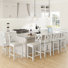 Upholstered 26" Counter Bar Stool Solid Wood Counter Stool